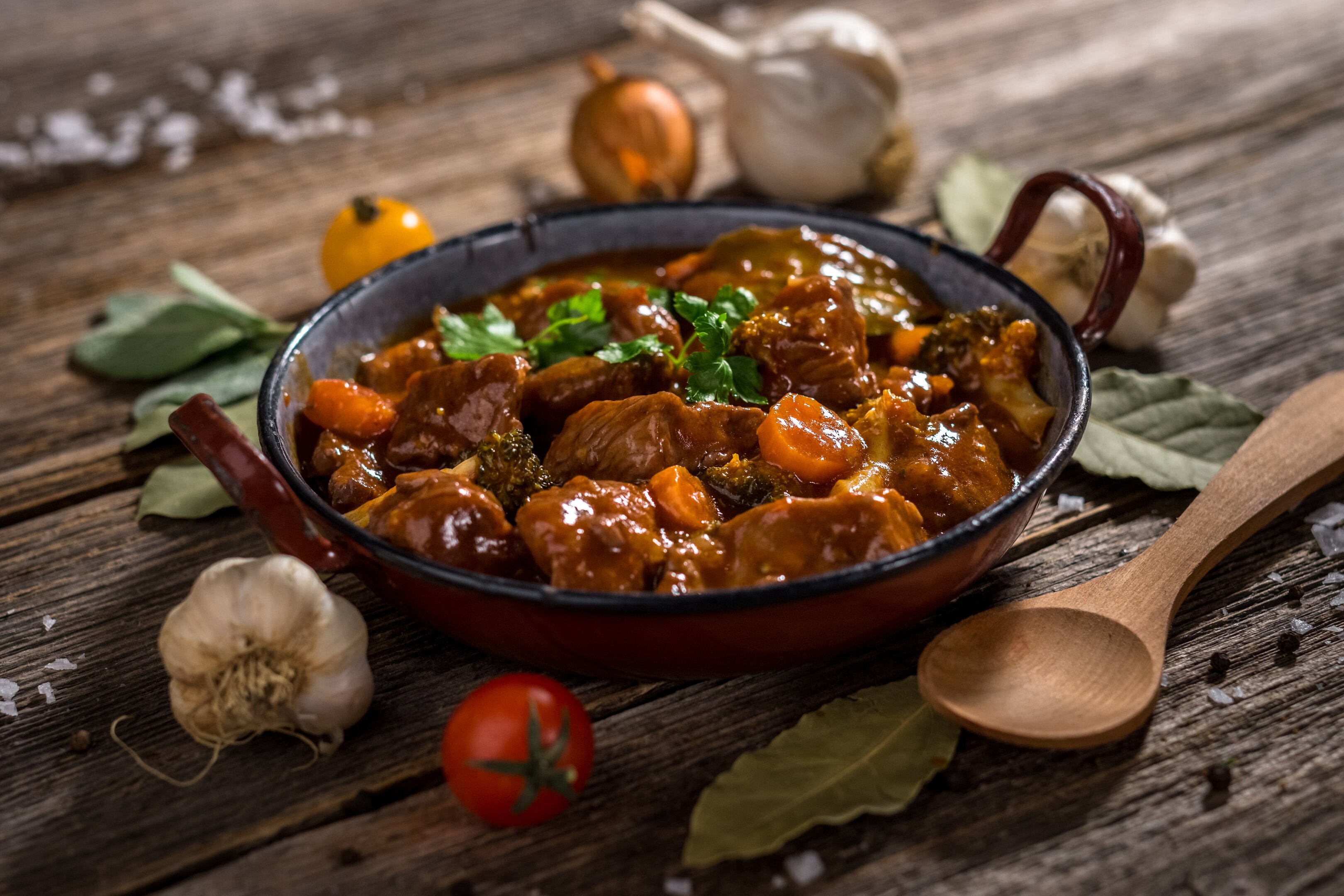 Rezept: Damhirsch gulasch